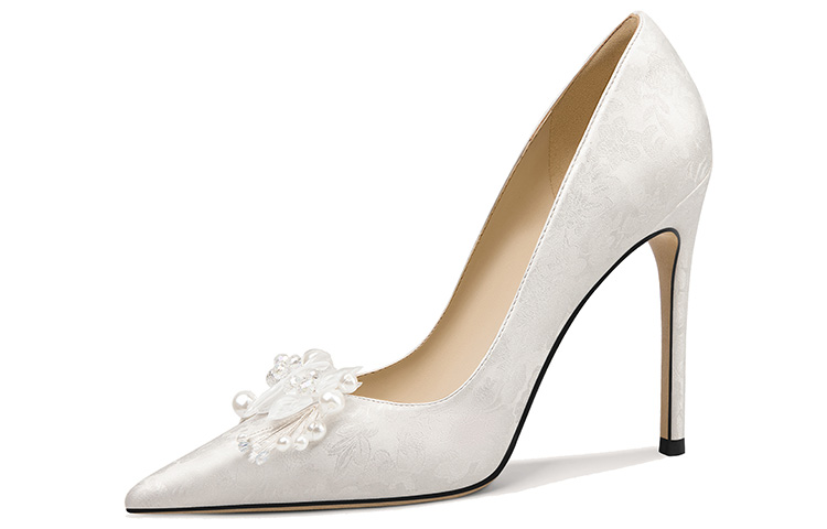 Lily Wei High Heels Women's White