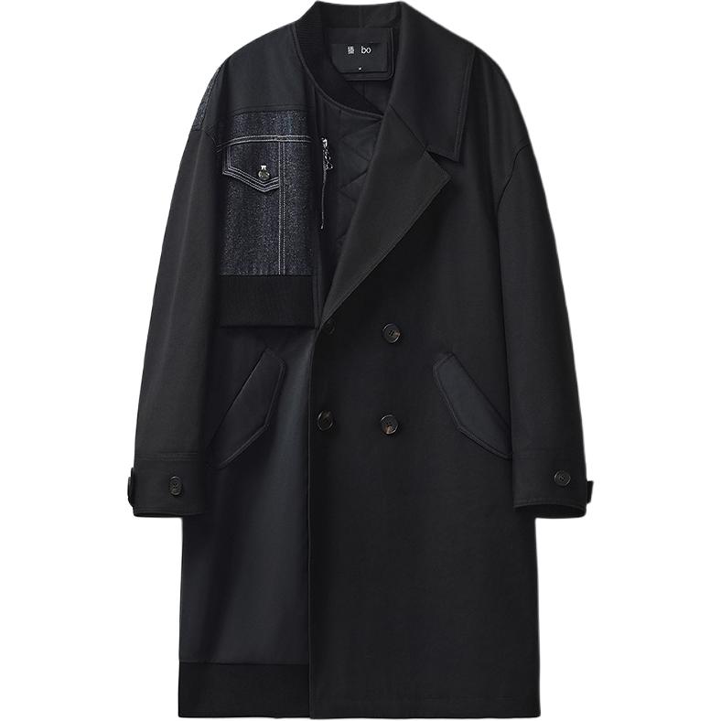 Broadcast Trench Coats Women's K40 Jet Black
