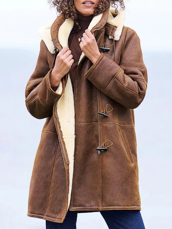 Women’s Timeless Hooded Winter Coat with Plush Lining
