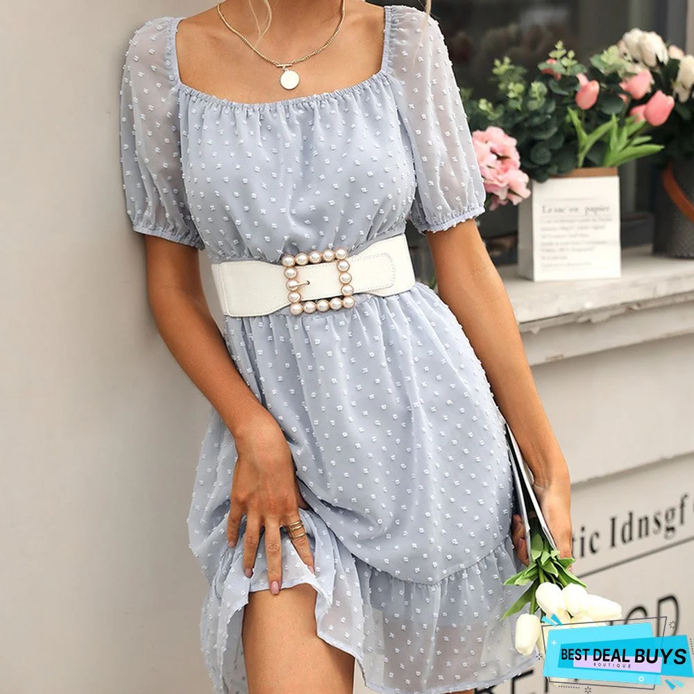 Chiffon Fashion Polka Dot Dress