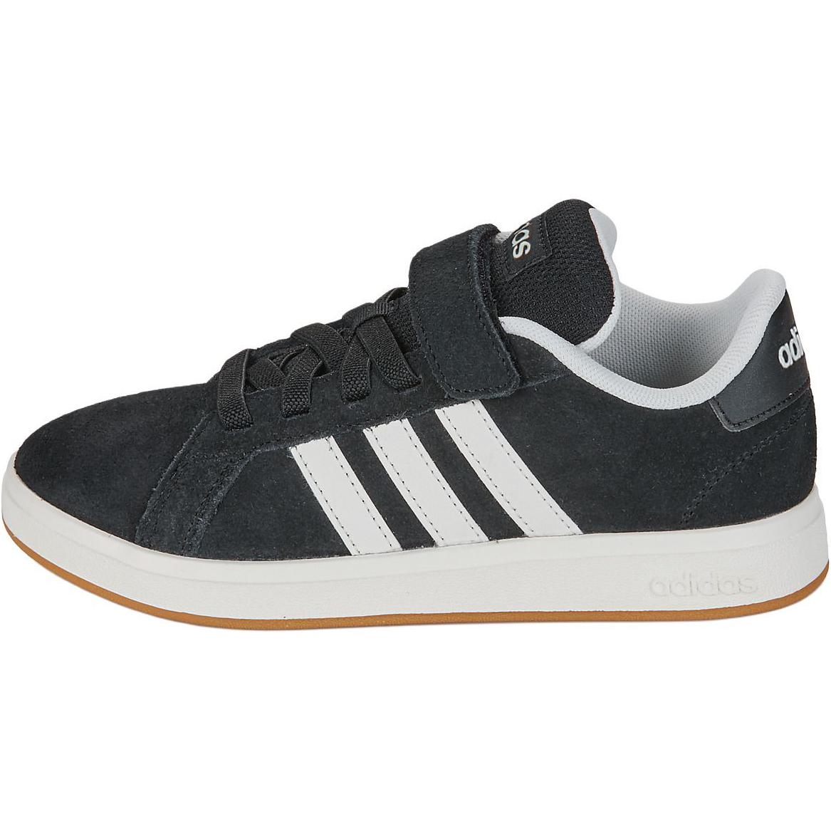 Adidas GRAND COURT Low Top Kids Lifestyle Shoes Black Kids'
