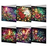 6Pcs Diamond Painting Christmas Greeting Cards Congratulations Cards & Gifts