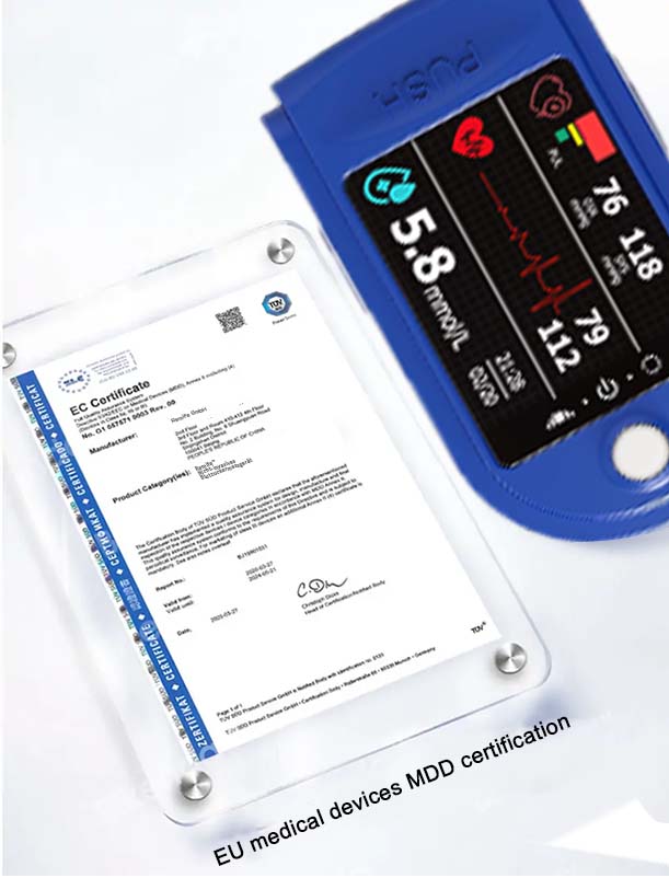 Zakdavi™ High Precision Non-Invasive Blood Glucose Meter 👨⚕️Clinically certified & 99.9% accuracy