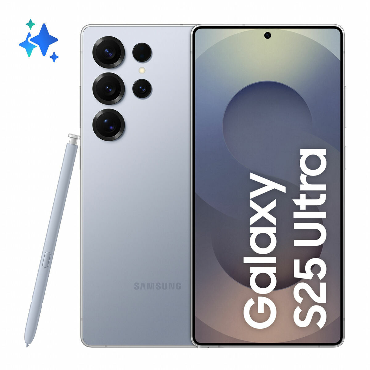 Smartphone Samsung Galaxy S25 Ultra 12 GB RAM 256 GB Blue Silver 6,9" Qualcomm Snapdragon 8 Elite