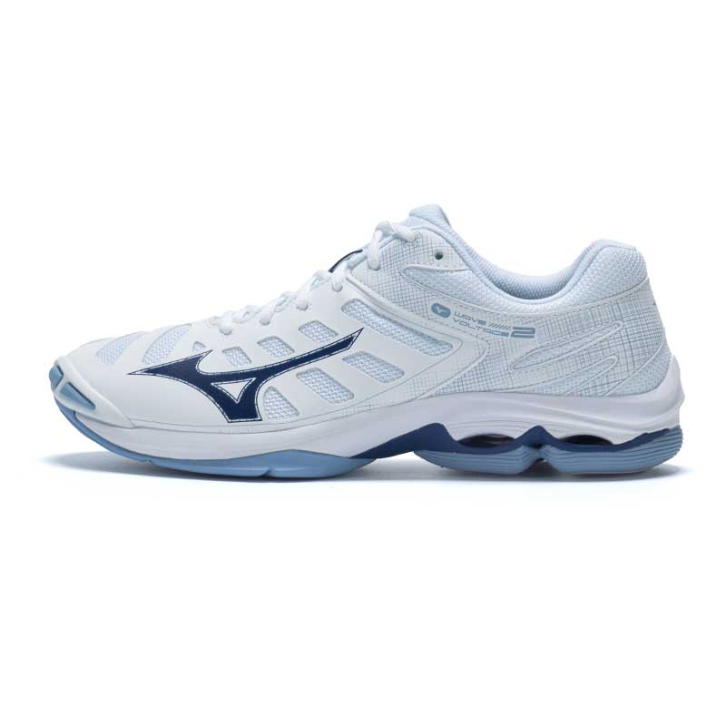 Mizuno Wave Voltage Collection Slip-Resistant Low-Top Training Shoes Unisex Glacier Blue