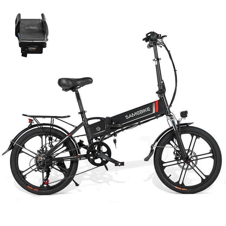 SAMEBIKE 20LVXD30 II Vélo Électrique Pliant Pneus 20 Pouces Moteur 350W Batterie 10.4Ah Max 35KM/H
