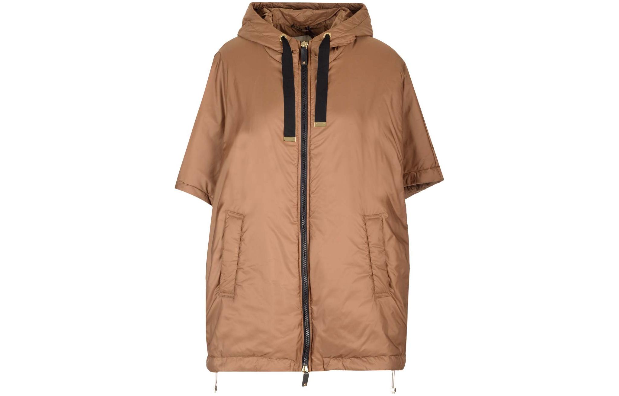'S MAX MARA Hooded Zip-up Coat