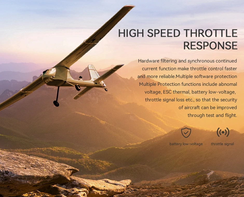 AT7215 fixed-wing UAV propulsion system with high speed throttle response