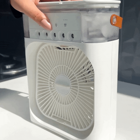 Ventilateur Rafraîchisseur D'Air Portable Avec Réservoir D'Eau - Climatiseur Personnel USB Pour Bureau, Chambre, Voyage
