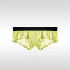 Men's Low Rise Ice Silk Breathable Satin Boxer Briefs