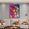 (Big Size)Anime Super Mario - 11CT Stamped Cross Stitch - 40*60cm