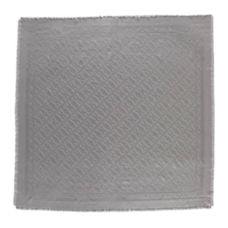 BALLY Wool Knit Scarves Women's Gray