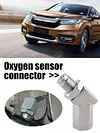 M18 x 1.5 Bung Adapter 45 Degree O2 Oxygen Sensor Spacer Extender Joints