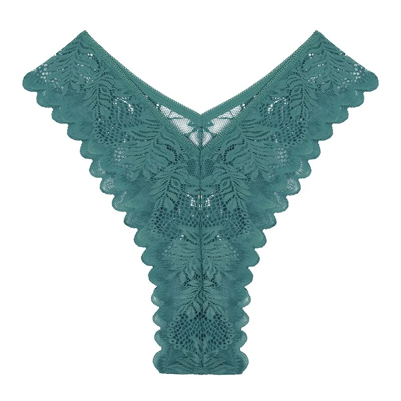 Billionm Lace Panties Perspective Women's Underwear Mesh Panties Sexy Lingerie V Waist Female Briefs Girls Intimate Underpants