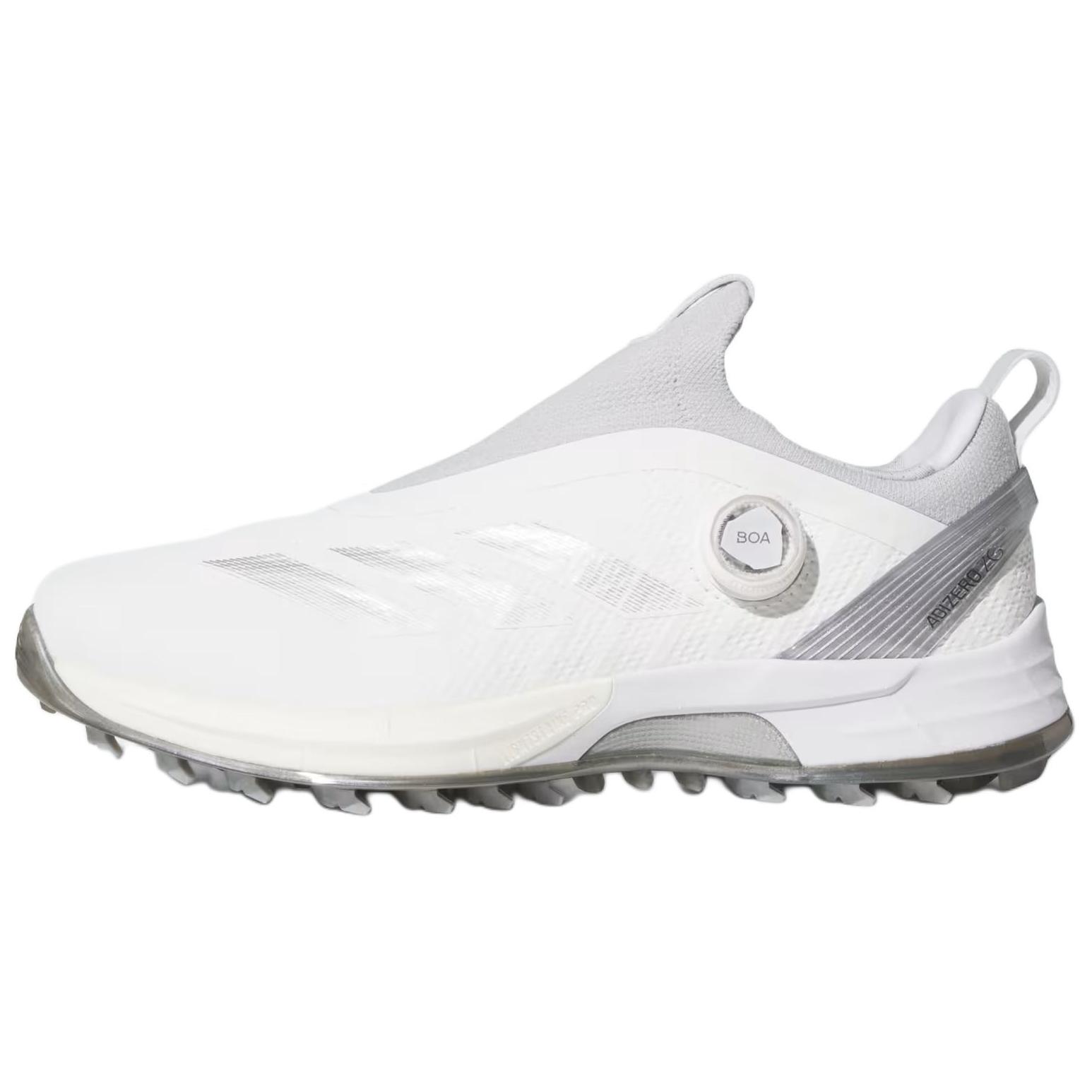 Adidas Adizero Zg Boa Spikeless Golf Cloud White Silver Metallic