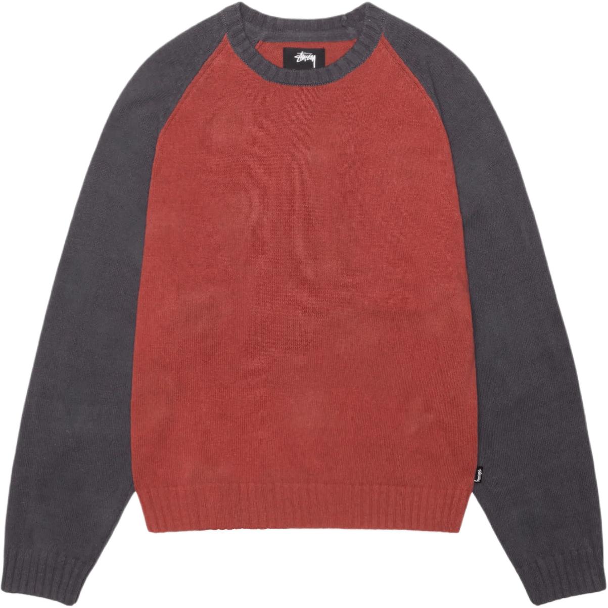 Stussy Colorblocked Raglan Knit Crew