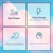 Yerba Magic | Chá instantâneo de erva-mate em pó | Sabor pêssego e manga | 30 porções -Plus