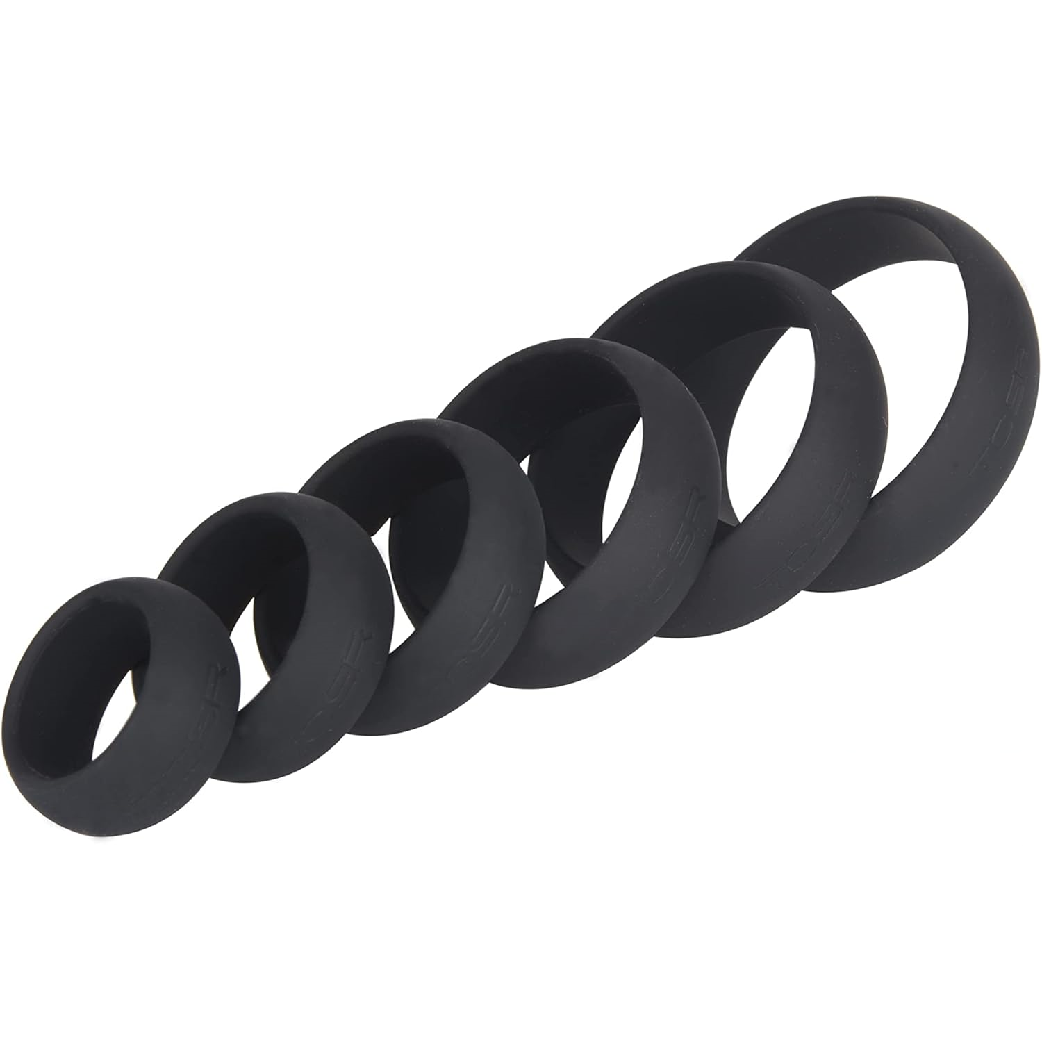 6 Different Size Cock Rings