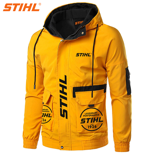 STIHL® Nova jaqueta impermeável e corta-vento masculina