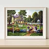 Diamond Painting-DIY Full Round Drill House Garden(50*40cm)