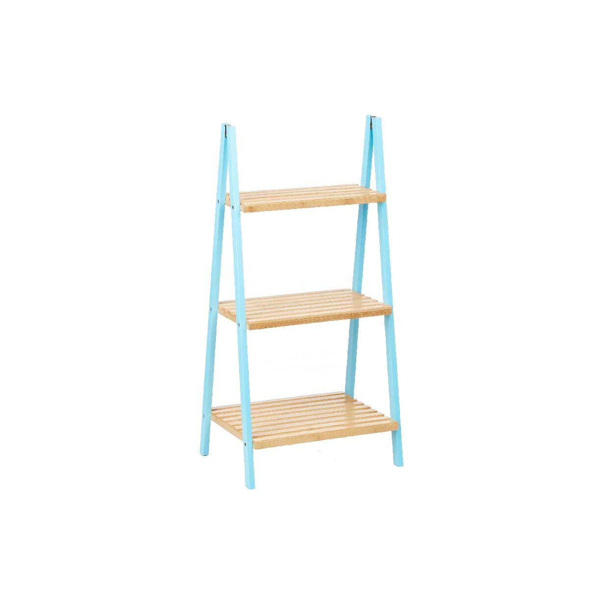 Bathroom Shelves Berilo Blue Natural 40,3 x 81,5 x 30 cm
