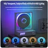 Portable CD Player Bluetooth 5.3 Desktop Sound Speakers with Color Light And HiFi Speakers Support TF Card LED Screen for Home Bed Room Party Camping Travel