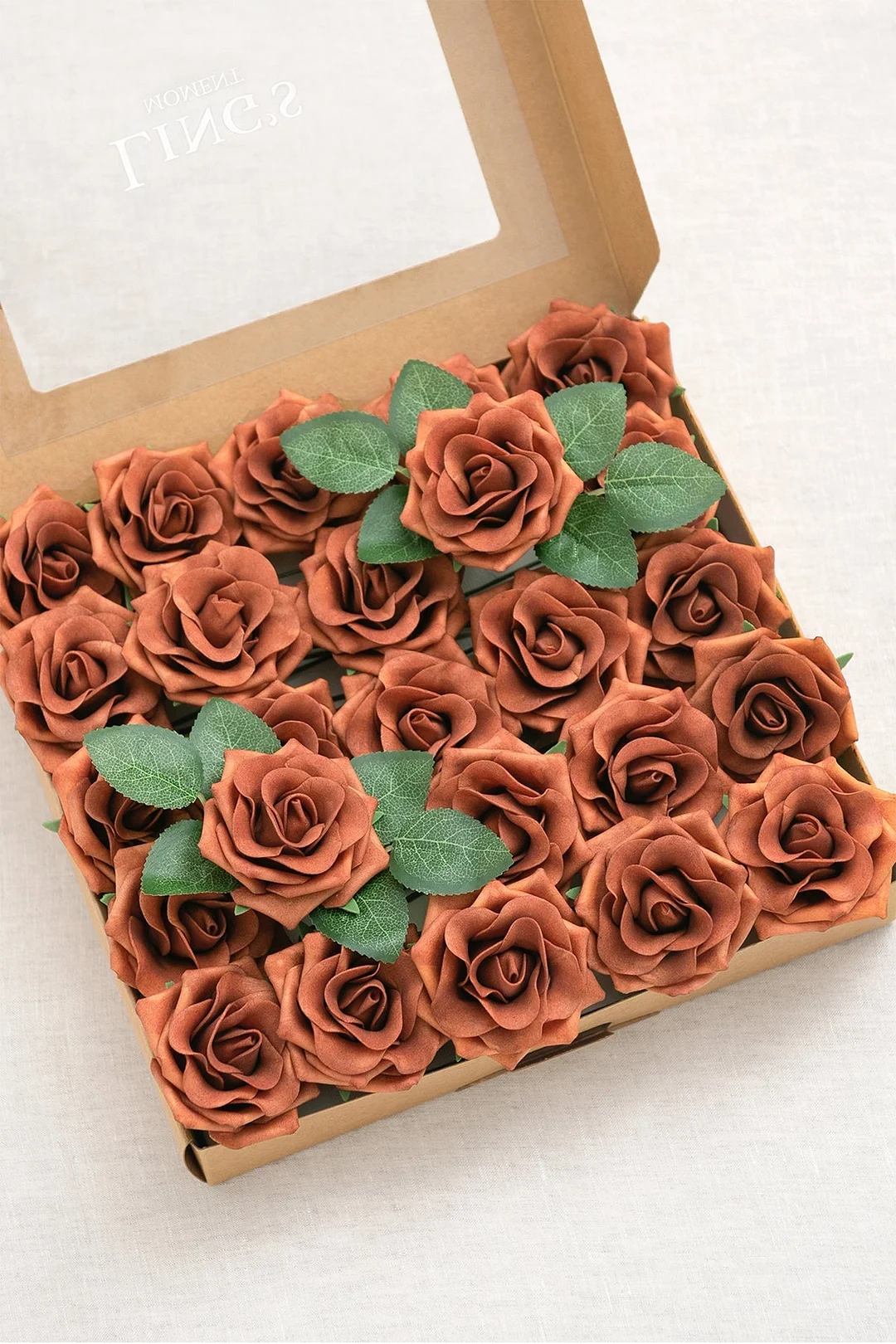 2.5" Foam Avalanche Rose with Stem - 3 Colors