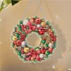 Diamond Painting Christmas Wreath Pendant