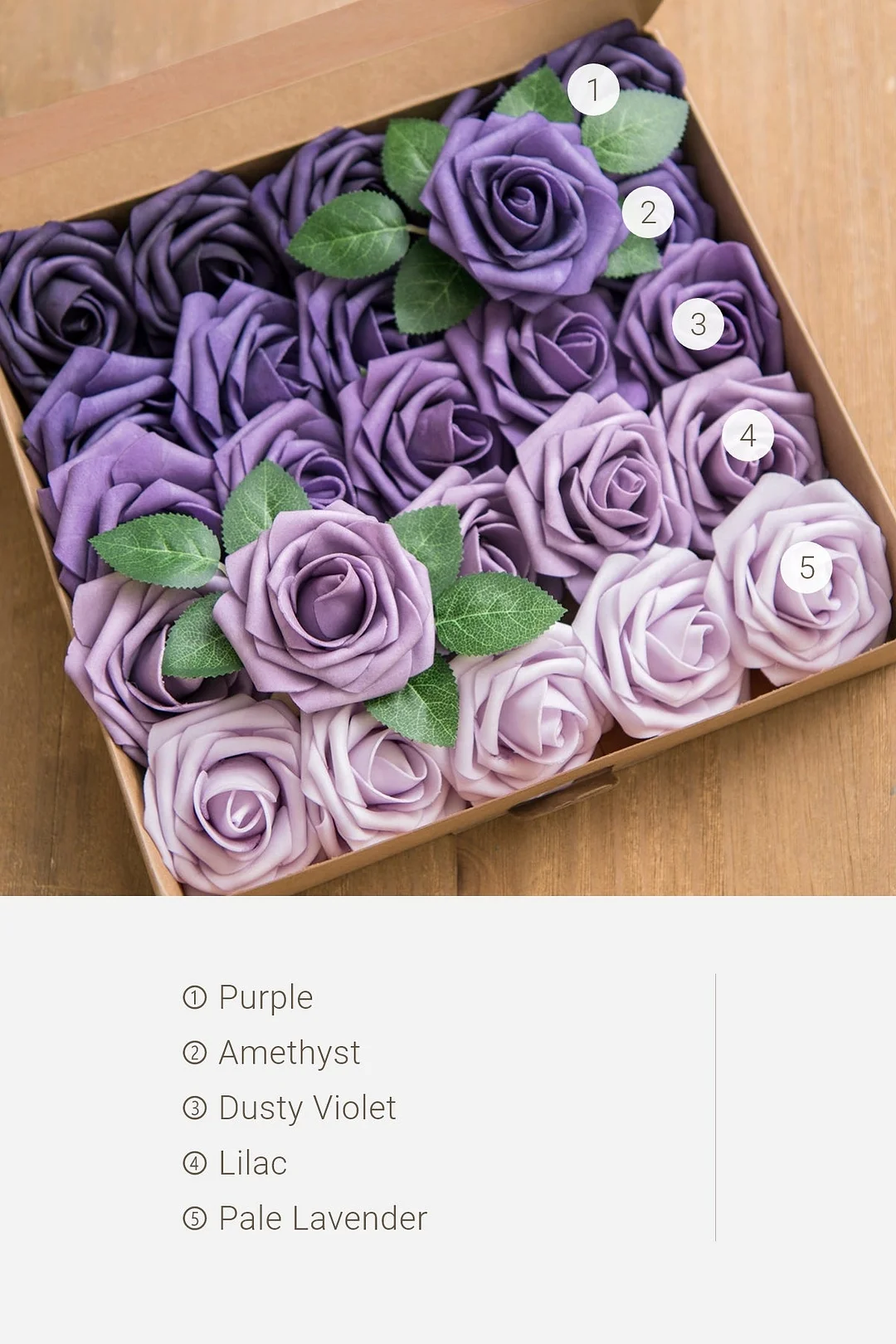 3" Foam Rose with Stem - 56 Colors