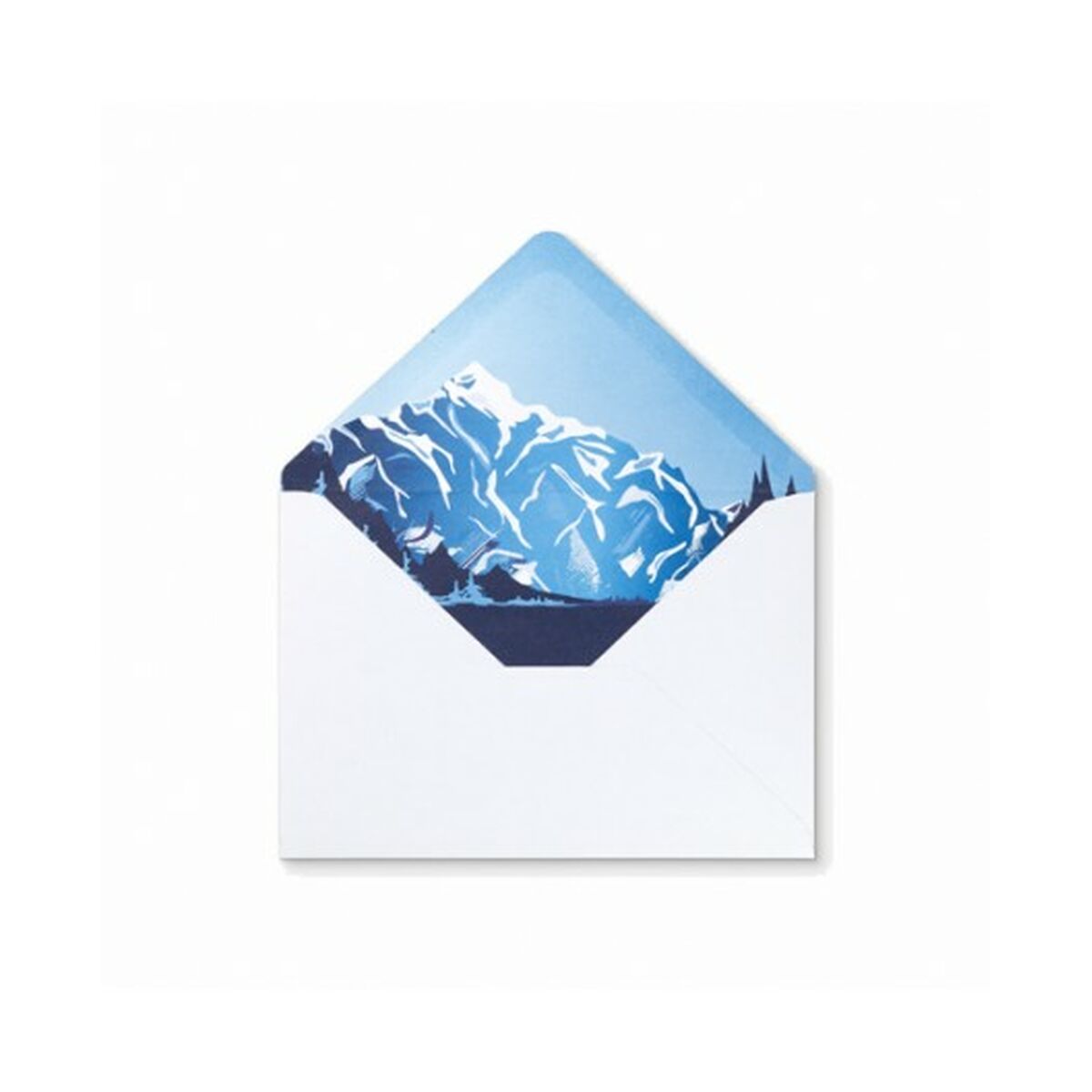 Envelopes Montblanc Mountain print
