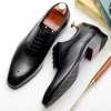 Mens Fashion Oxfords Dress Shoes Wedding