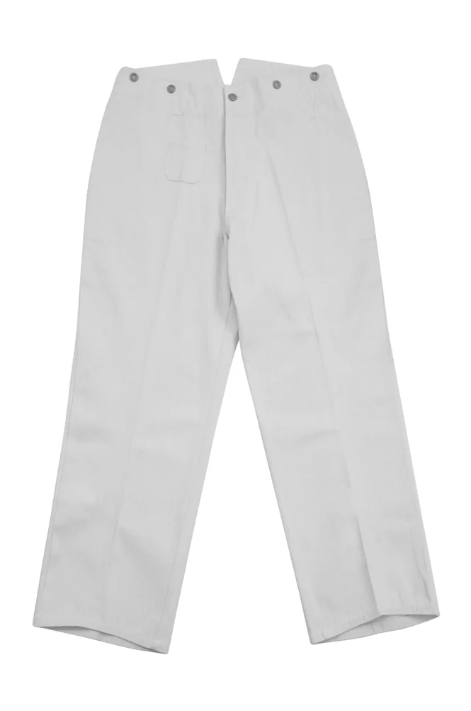   Kriegsmarine German White cotton Trousers German-Uniform