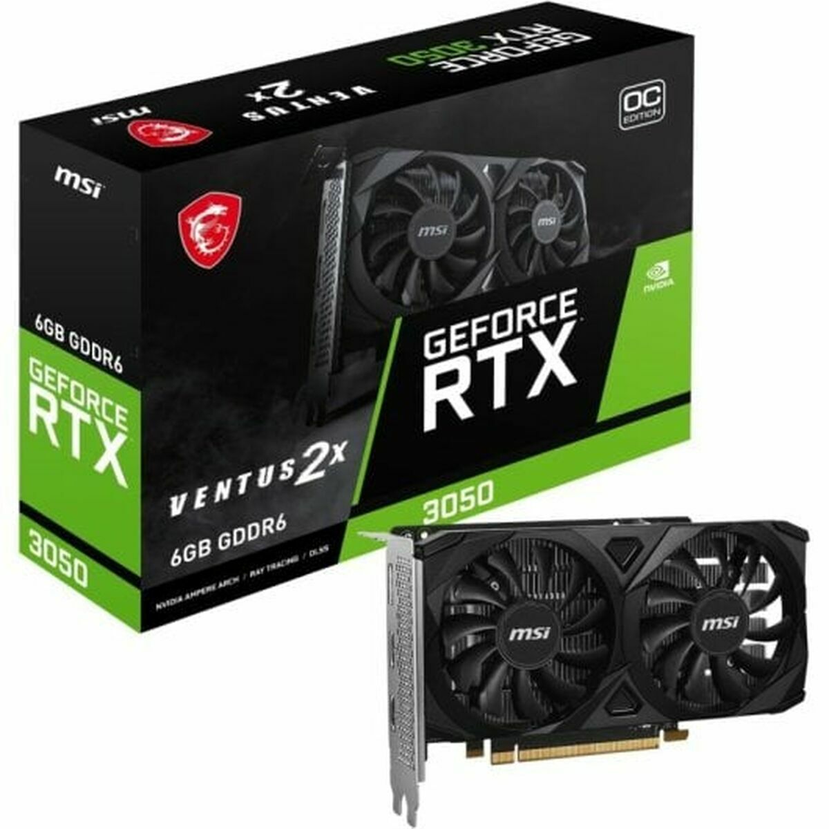 Graphics card MSI Nvidia GeForce RTX 3050 6 GB GDDR6
