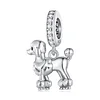 Poodle Charms Fits Pandora Charms Bracelet Necklace for Women 925 Sterling Silver
