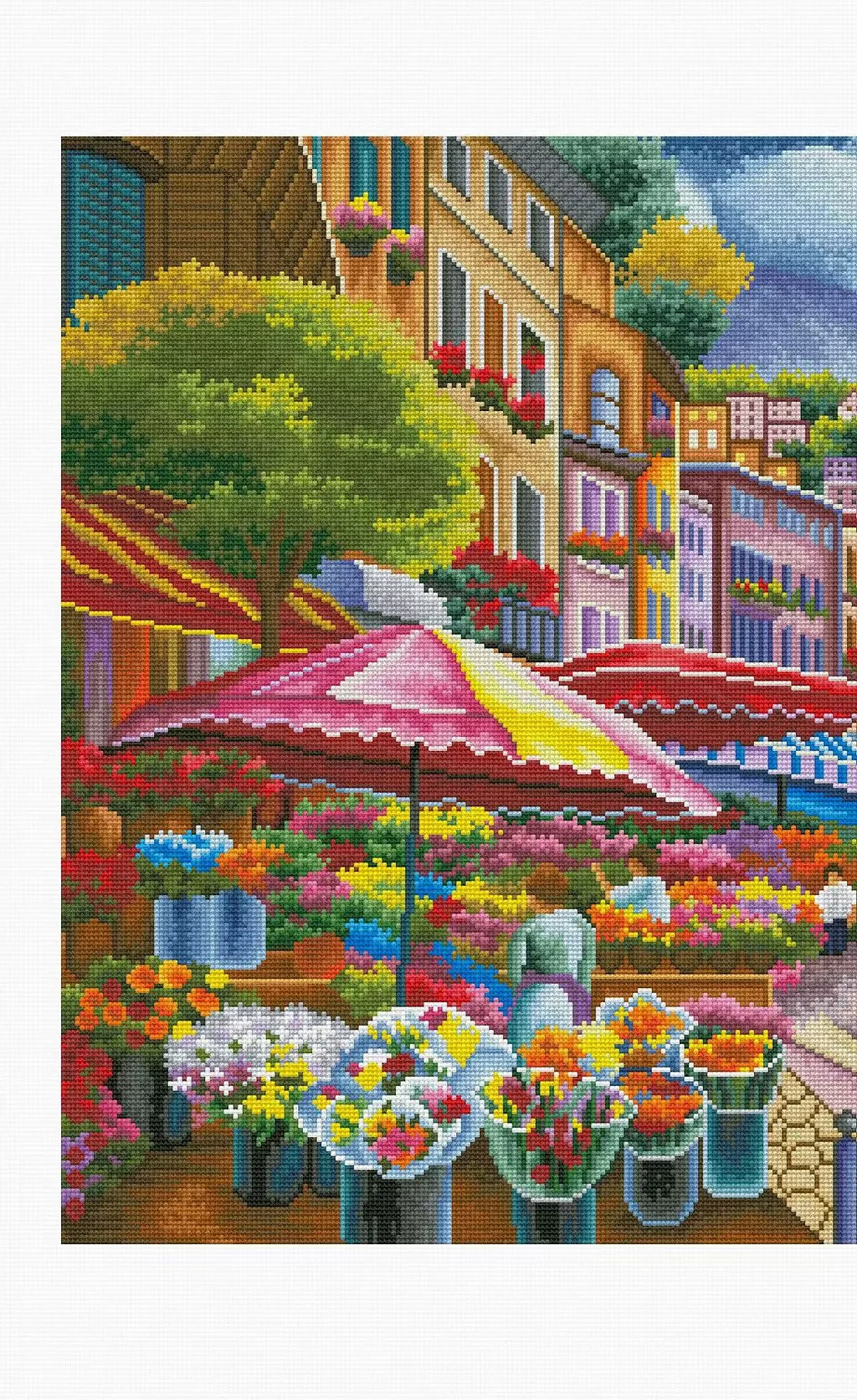 ZZ5855-Romantic Flower Market]