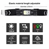 APLOS H350 Head Torch Rechargeable - 1500 Lumen Super Bright LED Headlamp, with 7 Lighting Modes IP67 Waterproof with red & green lights Headlight for Camping Hiking Fishing Work APLOS Dive Light Official