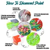 10PCS Diamond Painting Wooden Azalea Coaster Kits