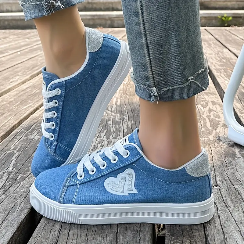 damskie swobodne trampki oddychające do tkaniny koronkowe buty z PVC podeszwa biała niska dla swobodnego stroju swobodne obuwie minimalistyczny styl trwałe detale 0