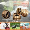 2 Pcs Faucet Fitting Brass Tap Quick Connector for Garden Tubing Car Washer Pipe