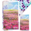 Diamond Painting -DIY Full Round Drill Mountains Wildflowers(40*70CM)