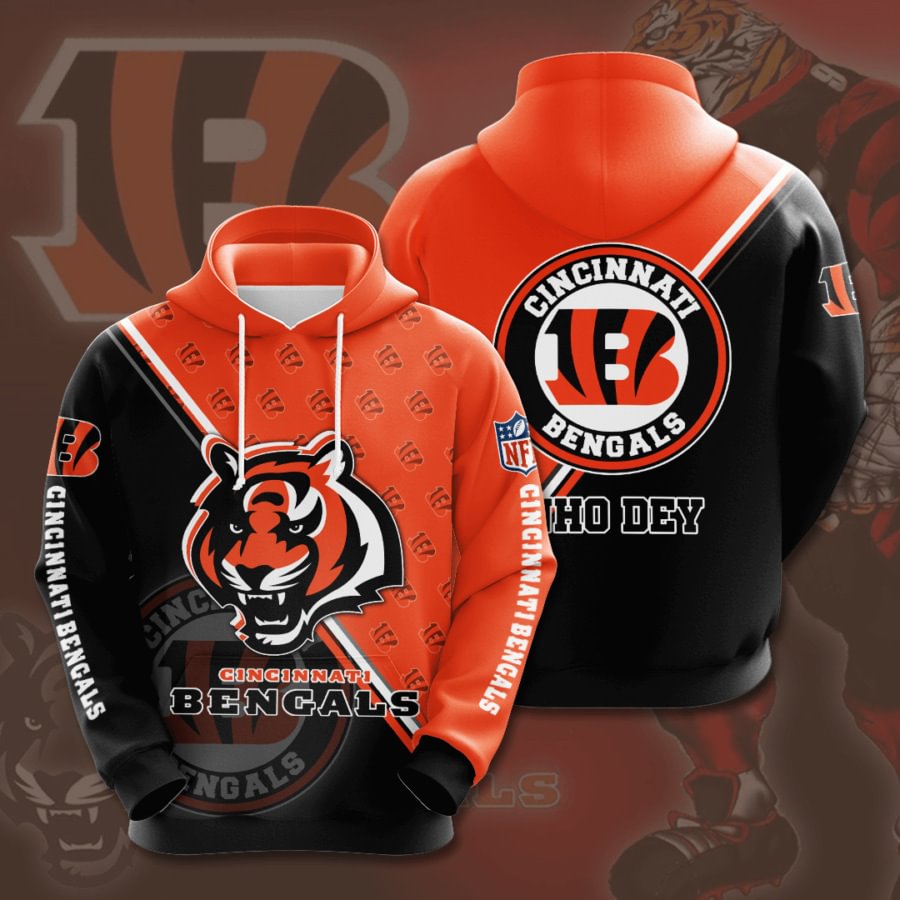 Cincinnati Bengals NFL Team Hoodie