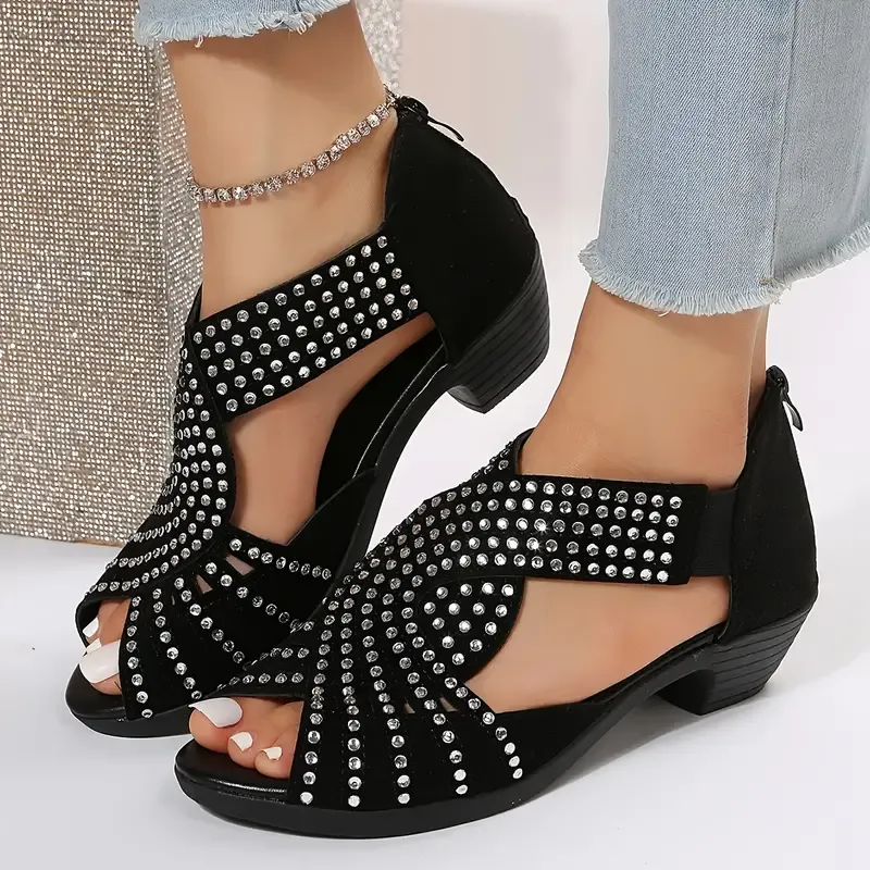 đ„Last Day Promotion 70% OFFđ„GlowStepâą Orthopedic Low Heel Cut-Out Sandals