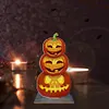 Wooden Halloween Pumpkins - 5D DIY Craft Ornament