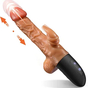 Thor Handheld Heating Telescopic Vibrating Dildo