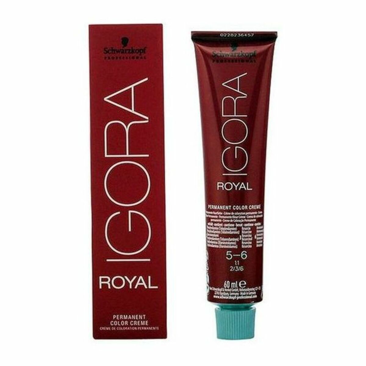 Permanent Dye Schwarzkopf Igora Royal N&ordm; 5-6 60 ml