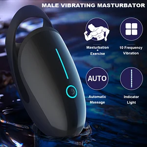 10 Speed Male Masturbation Cup Glans Massager Male Penis Delayed Ejaculation