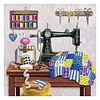 Diamond Painting-5D DIY Full Round Drill Sewing Machine