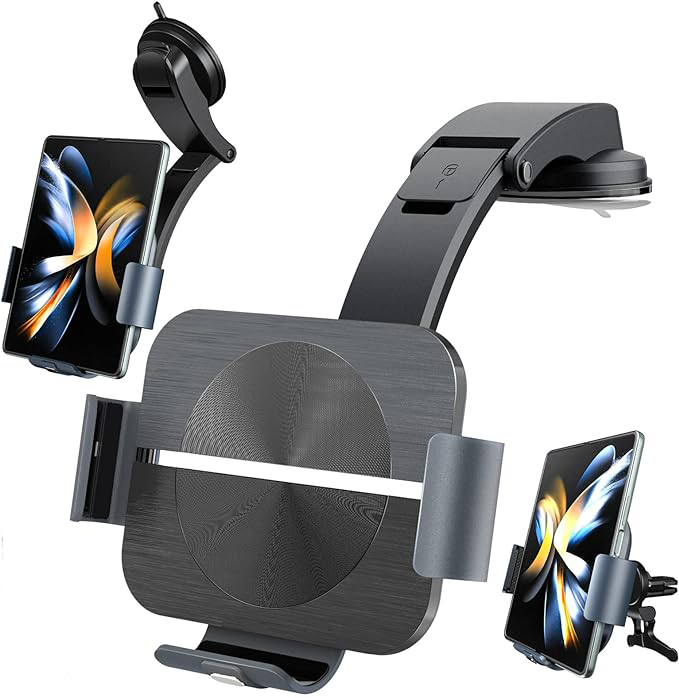 Automatic Clamp Horizontal Navigation Bracket Fast Charge Wireless Car Charger For Samsung Galaxy Z Fold 5 4 3