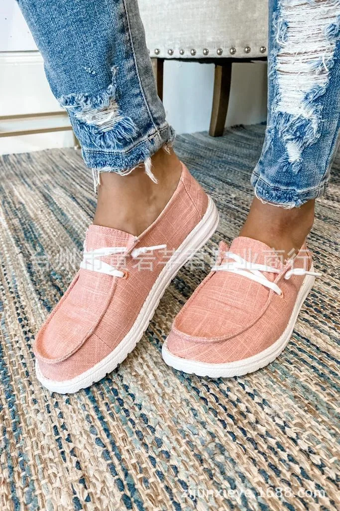 2020 New Women Shoes Sneakers Canvas Flats Large Size Women Fashion Vulcanize Shoes Summer Flats Mujer Zapatill Casual Shoes