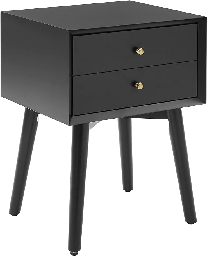 Crosley Furniture Landon - Soporte de noche, color negro mate